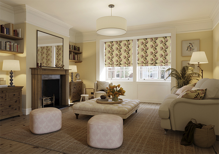 Upton, Aprils Bloom Stowe - Twist&Fit Roman Blind - Image 6
